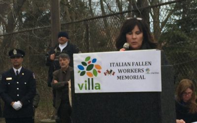 Unveiling the Ontario Italian Fallen Workers Memorial