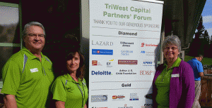 Staff and volunteers at TriWest Golf Tournament