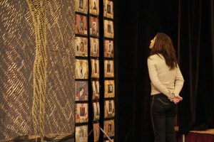 Woman stands in front of the LifeQuilt