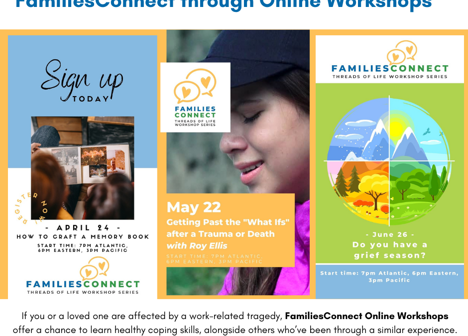 FamiliesConnect workshops: We’ll save you a seat!